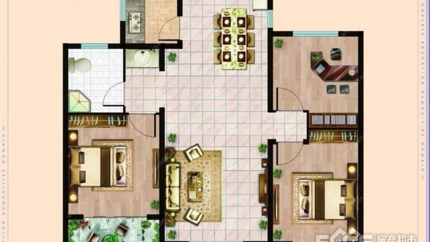 一小实验中学 海力国际城3室2厅2卫 20加楼层 宁阳房产超市