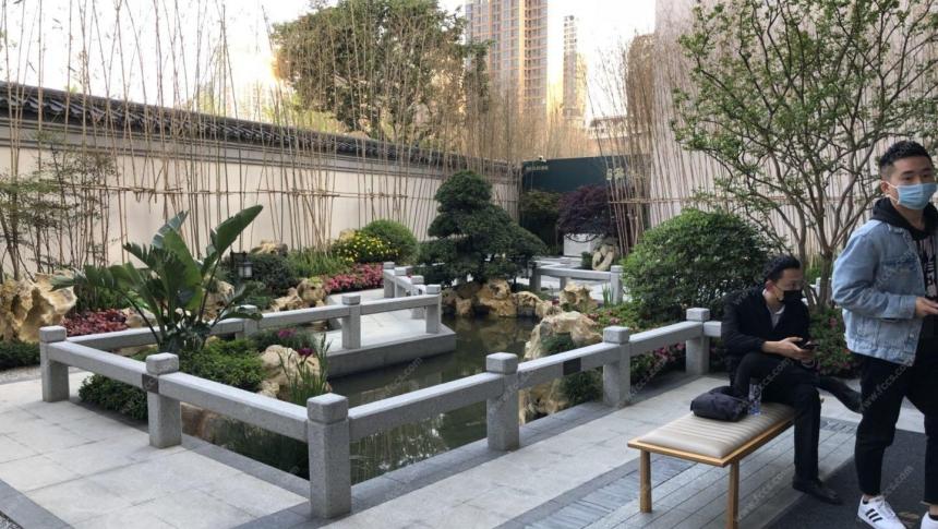 锦江区 中式合院 水墨苏杭 天玺院子 超大花园