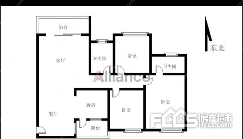 彰泰公园一号景观三房只要67.8万,随「桂林房产超市」