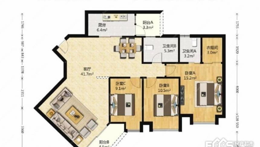 南国花园 低于市场价150万 全小区性价比醉高的