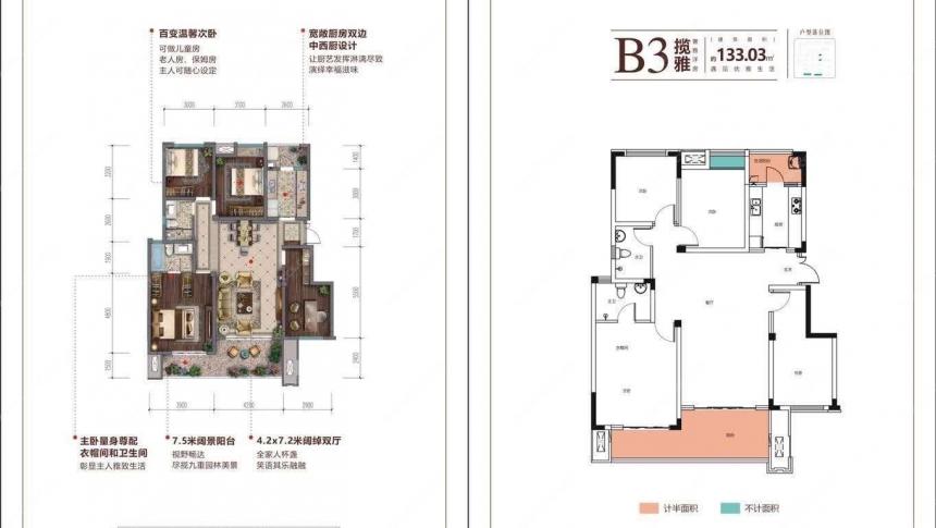 桔山新区 飞洋华府 洋房一楼 送花园 送地下室