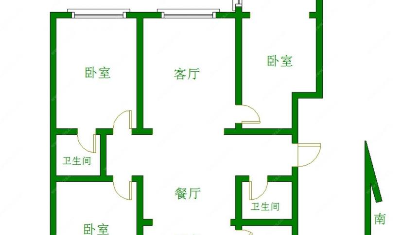 随时看房 金川学屈 熙城国际 飞机户型 中层