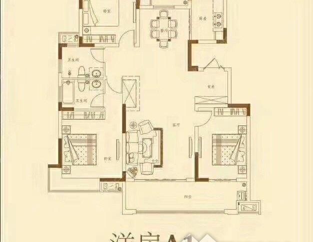 纯洋房小区香缇雅苑 三室两厅两卫 南部新区好位置 亳州房产超市