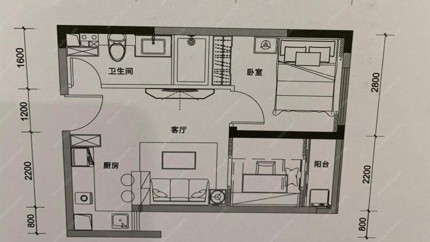 嘉旺城惠东县39.9万元二手房出售信息2室1厅1卫48.