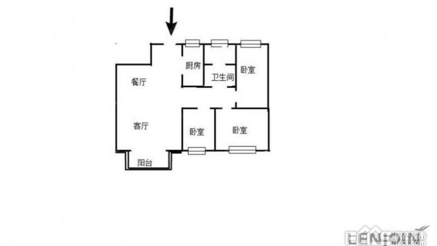 名邦鲲鹏湖蒙城县80万元二手房出售信息3室2厅1卫118