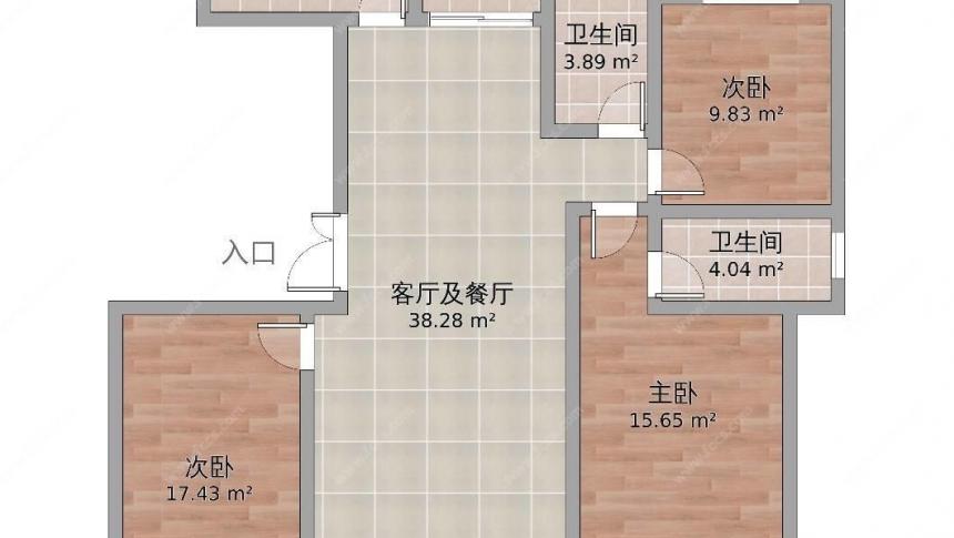 三鼎园竹园对面 南北通透 两卧客厅全南户型非常好