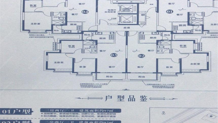 恒大金碧江湾户型图图片